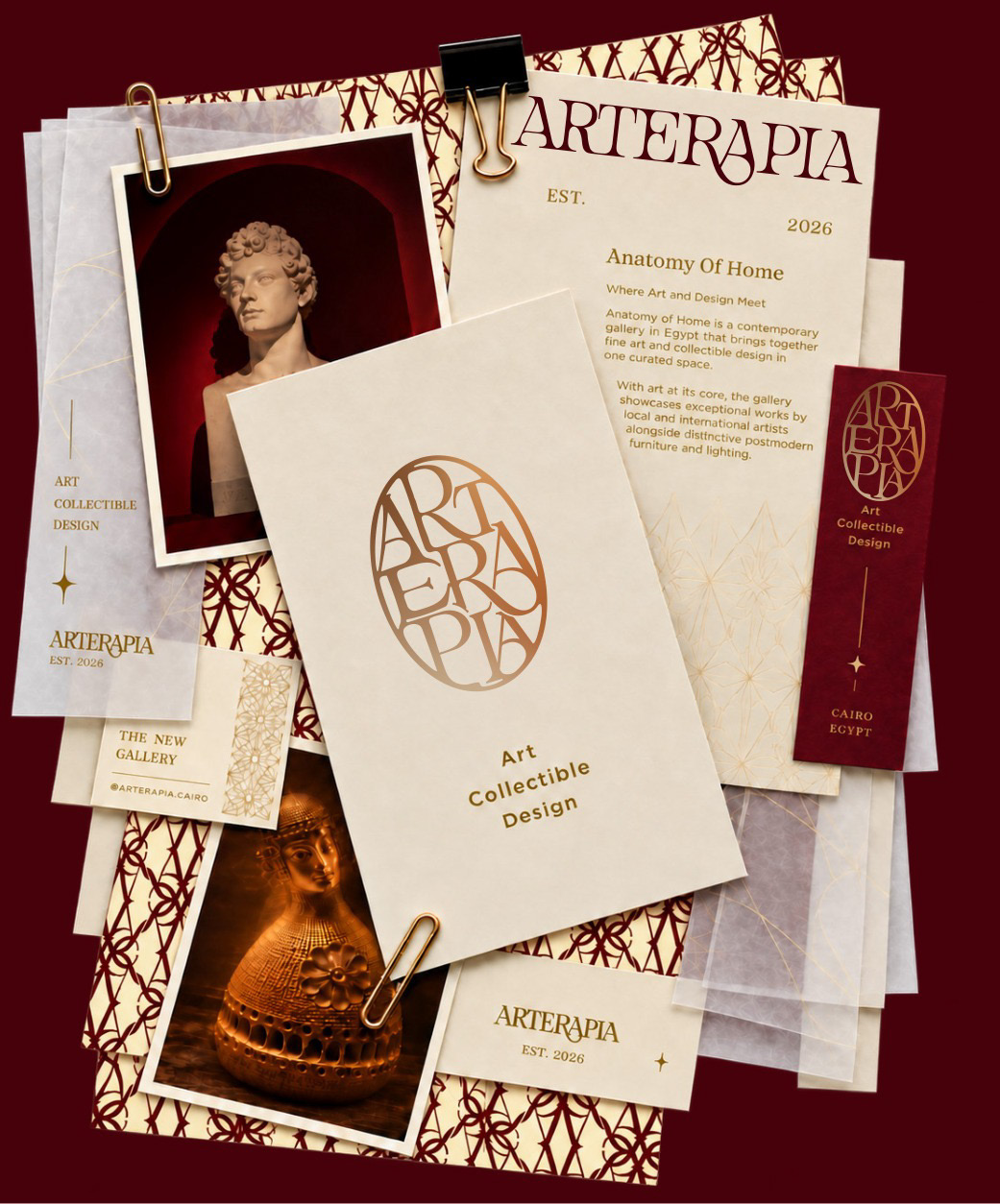 ARTERAPIA invitation and print application
