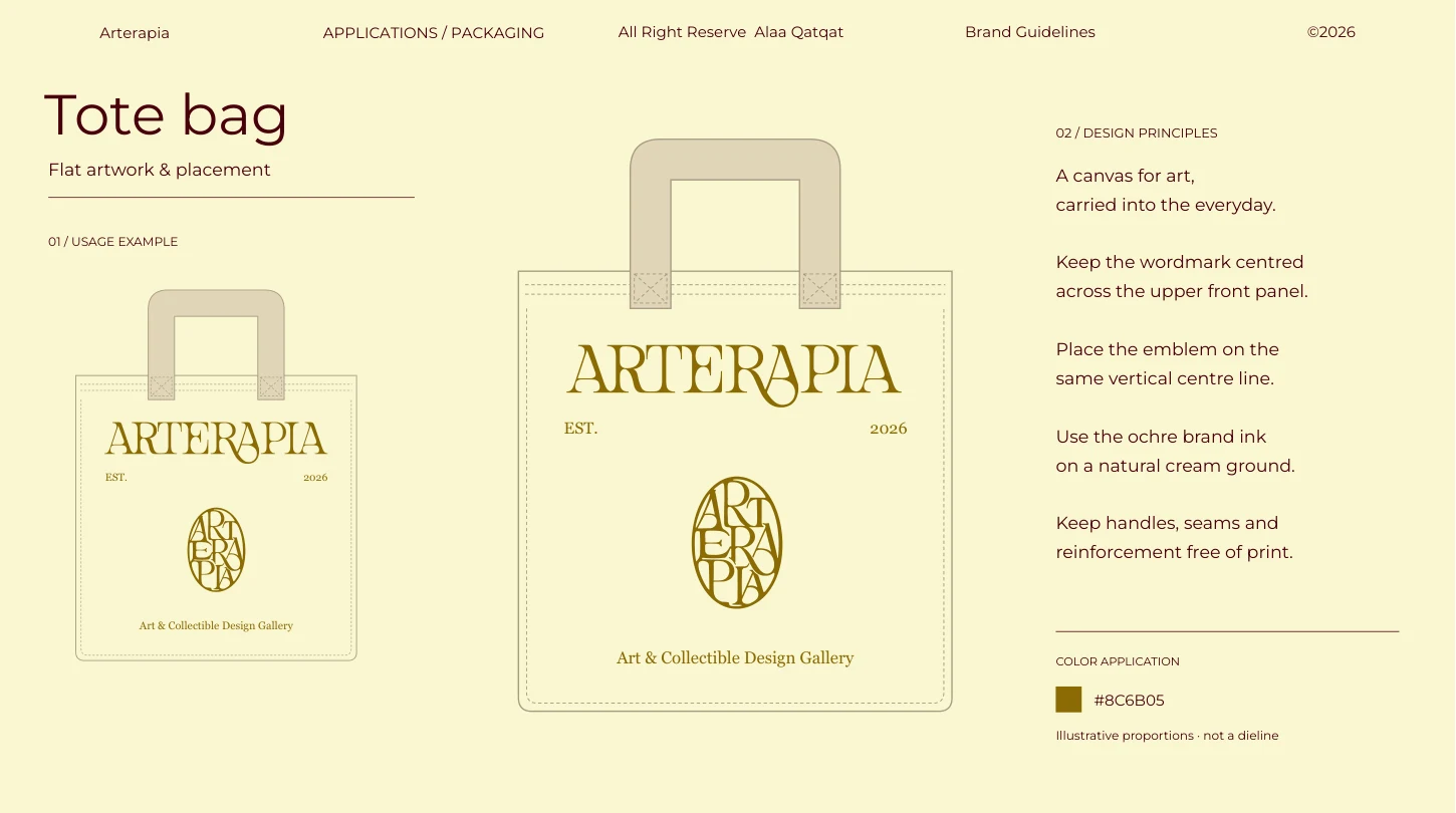 Tote bag / Flat artwork & placement