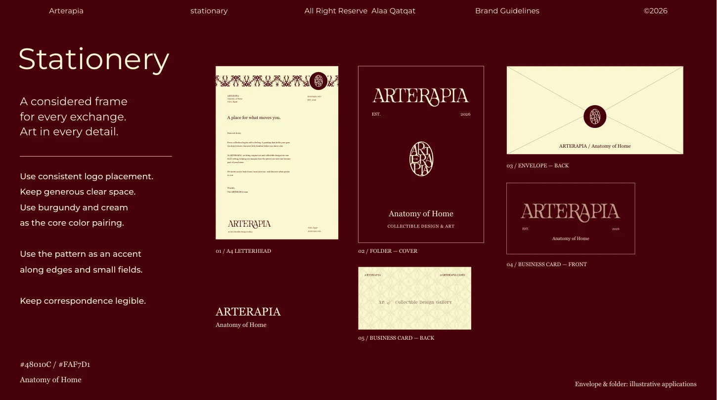 Complete stationery system